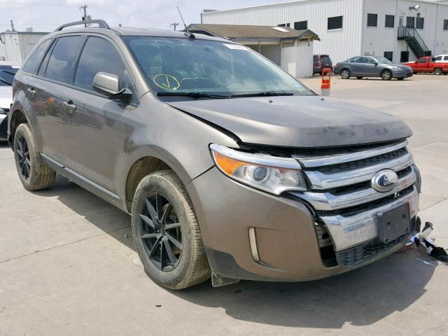 2FMDK3JC9DBC49015 - 2013 FORD EDGE SEL GRAY photo 1