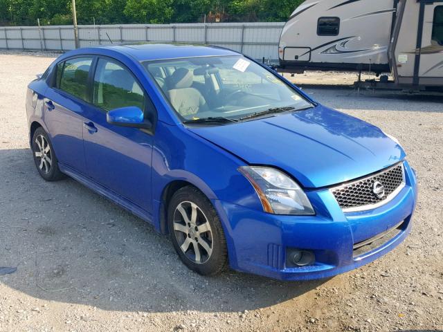 3N1AB6APXCL679301 - 2012 NISSAN SENTRA 2.0 BLUE photo 1