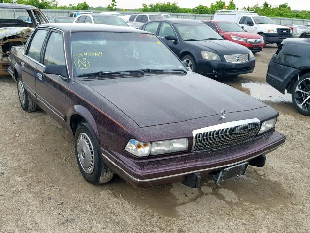 1G4AG55N9P6407464 - 1993 BUICK CENTURY SP MAROON photo 1