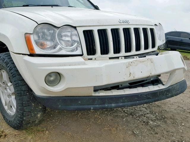 1J4HR48N15C622154 - 2005 JEEP GRAND CHER WHITE photo 9