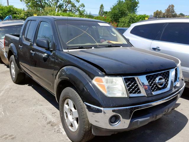 1N6AD07U17C423208 - 2007 NISSAN FRONTIER C BLACK photo 1