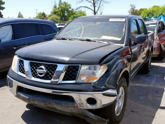 1N6AD07U17C423208 - 2007 NISSAN FRONTIER C BLACK photo 2