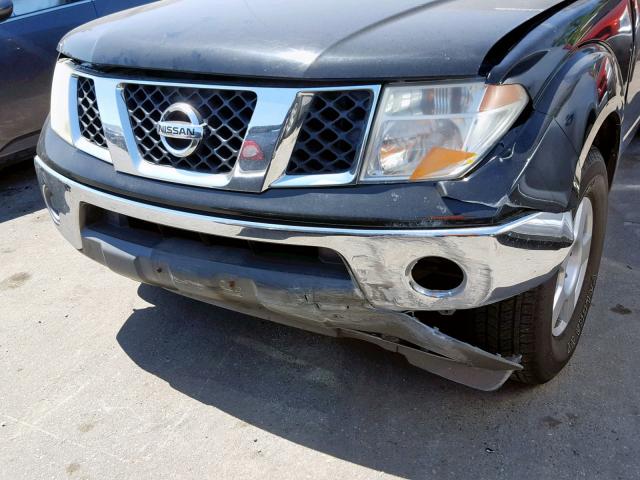 1N6AD07U17C423208 - 2007 NISSAN FRONTIER C BLACK photo 9