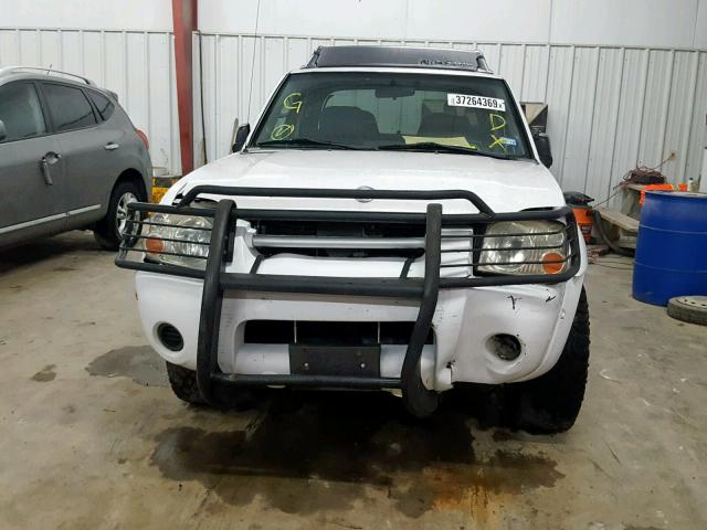 1N6ED29X83C446046 - 2003 NISSAN FRONTIER C WHITE photo 9