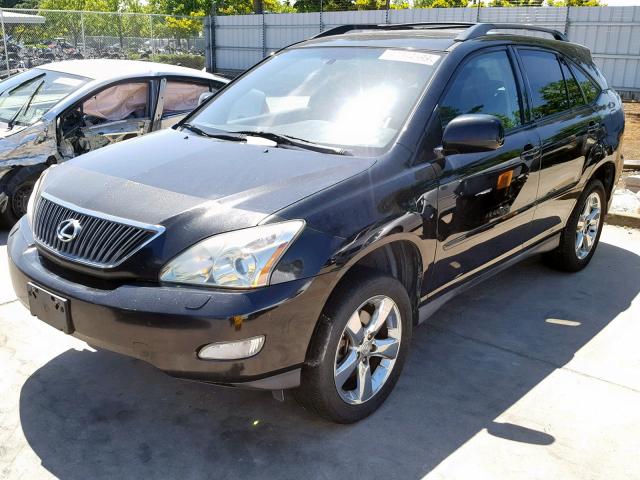 JTJHA31U940019040 - 2004 LEXUS RX 330 BLACK photo 2