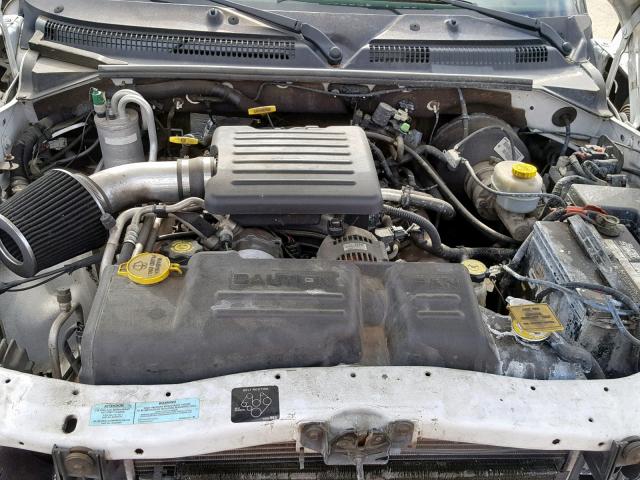 1B7GL2AN4YS629062 - 2000 DODGE DAKOTA QUA WHITE photo 7