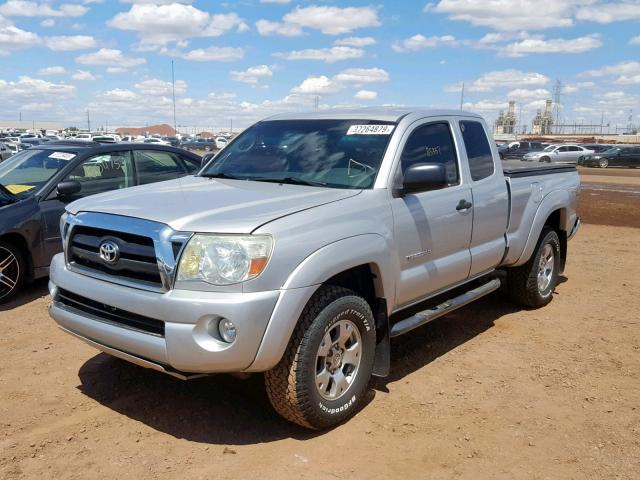 5TETU62N56Z199178 - 2006 TOYOTA TACOMA PRE SILVER photo 2