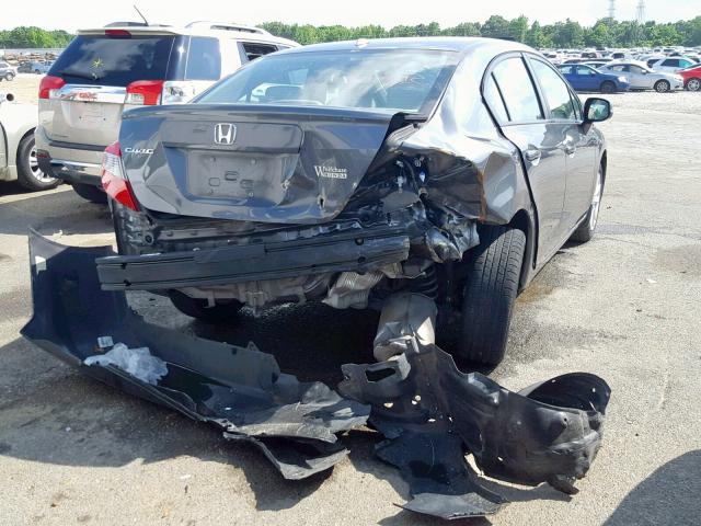 19XFB2F95CE039216 - 2012 HONDA CIVIC EXL GRAY photo 4