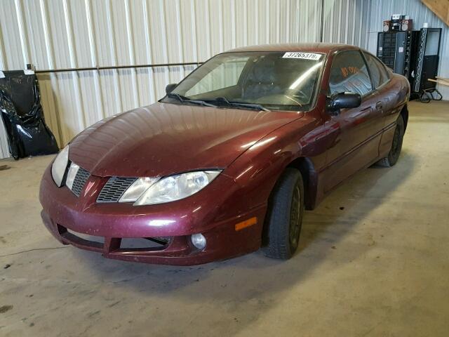 3G2JB12F03S146308 - 2003 PONTIAC SUNFIRE BURGUNDY photo 2