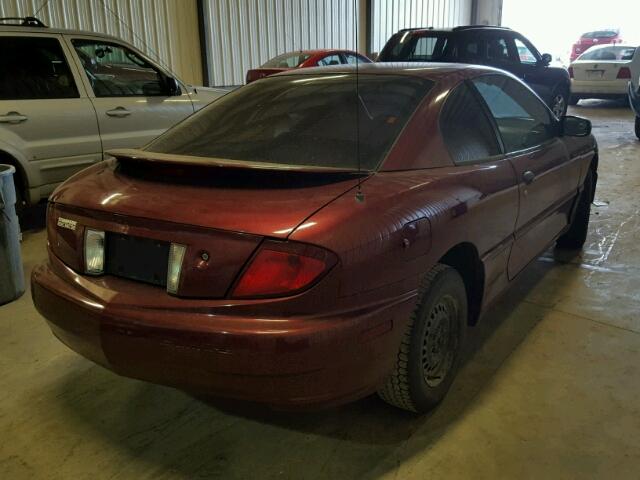 3G2JB12F03S146308 - 2003 PONTIAC SUNFIRE BURGUNDY photo 4