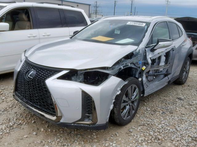 JTHY3JBH0K2011282 - 2019 LEXUS UX 200 SILVER photo 2