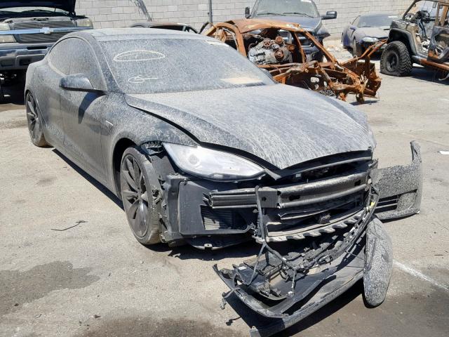 5YJSA1E43FL109327 - 2015 TESLA MODEL S أسود صورة 1