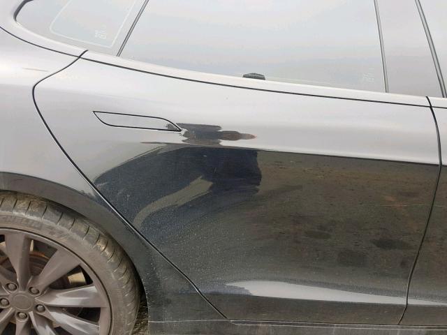5YJSA1E43FL109327 - 2015 TESLA MODEL S أسود صورة 6