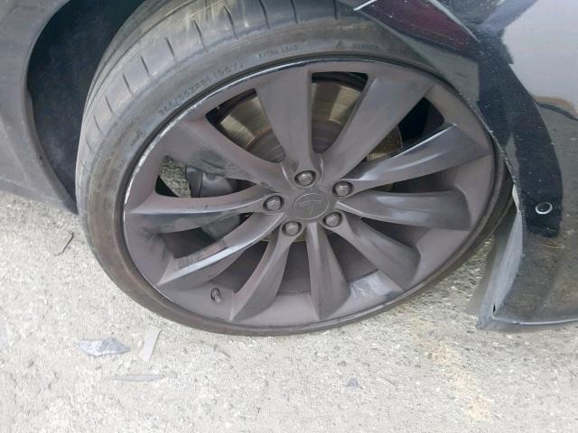 5YJSA1E43FL109327 - 2015 TESLA MODEL S أسود صورة 9