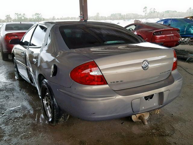 2G4WC582X61249242 - 2006 BUICK LACROSSE C GOLD photo 3