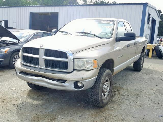 1D7KU28DX4J240825 - 2004 DODGE RAM 2500 S თაფლისფერი ფოტო 2