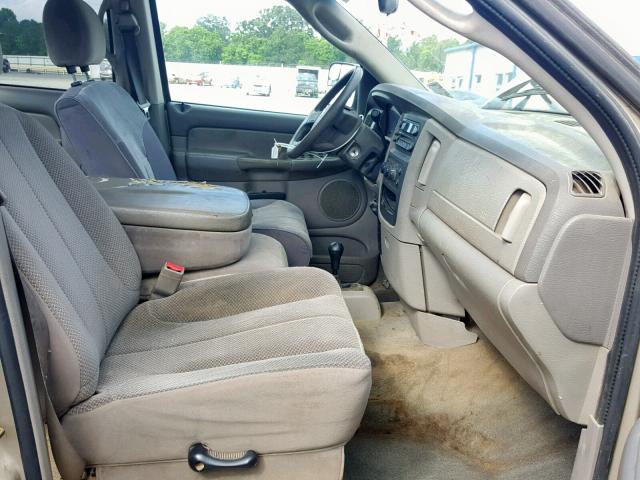 1D7KU28DX4J240825 - 2004 DODGE RAM 2500 S თაფლისფერი ფოტო 5