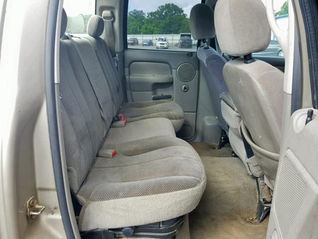 1D7KU28DX4J240825 - 2004 DODGE RAM 2500 S თაფლისფერი ფოტო 6