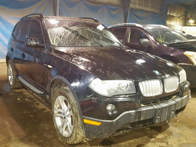 WBXPC93498WJ22554 - 2008 BMW X3 3.0SI BLACK photo 1