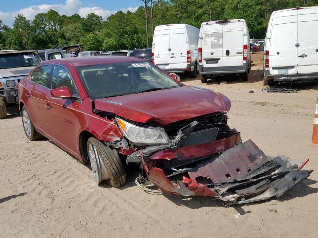 1G4GC5EDXBF266037 - 2011 BUICK LACROSSE C RED photo 1