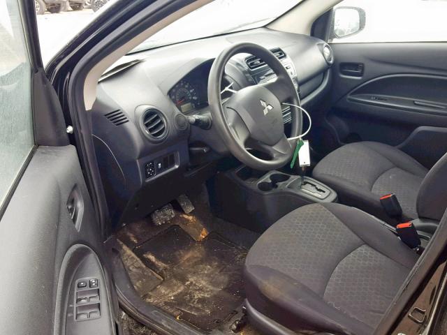 ML32A3HJ0FH050575 - 2015 MITSUBISHI MIRAGE DE BLACK photo 9