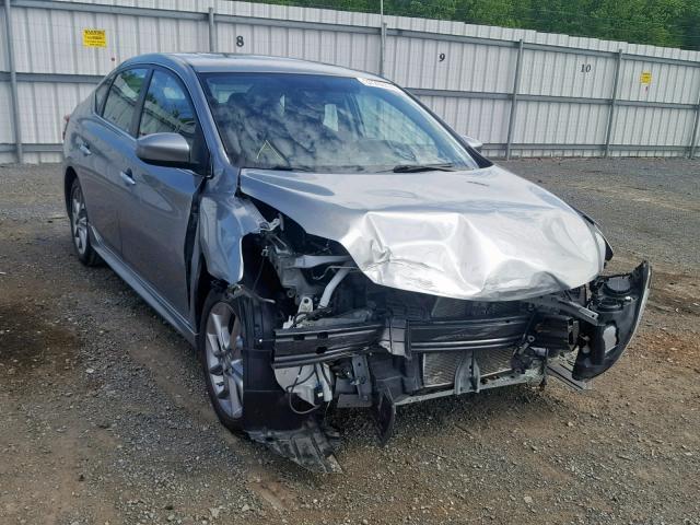 3N1AB7AP1EY221772 - 2014 NISSAN SENTRA S SILVER photo 1