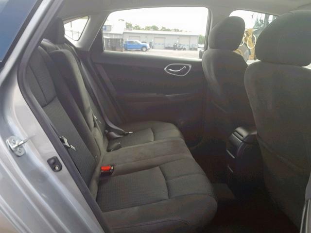 3N1AB7AP1EY221772 - 2014 NISSAN SENTRA S SILVER photo 6