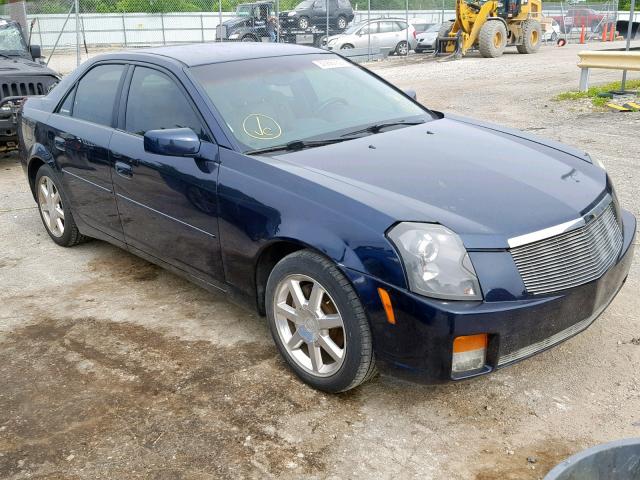 1G6DM577240175803 - 2004 CADILLAC CTS BLUE photo 1