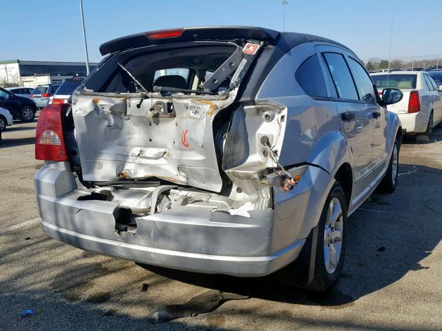 1B3HB48B17D157714 - 2007 DODGE CALIBER SX SILVER photo 4