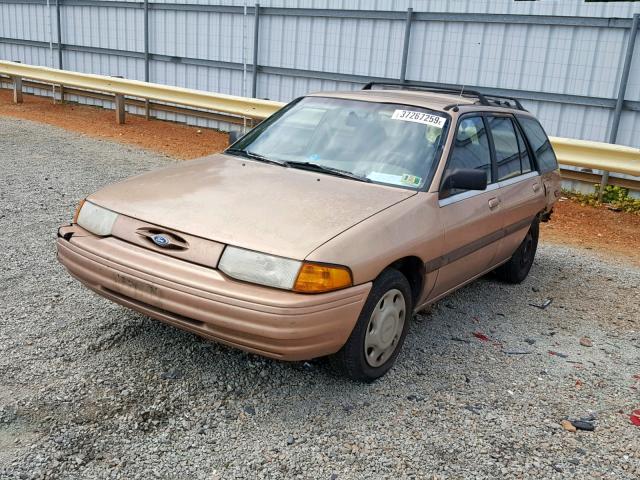 1FASP15J1SW111139 - 1995 FORD ESCORT LX BROWN photo 2