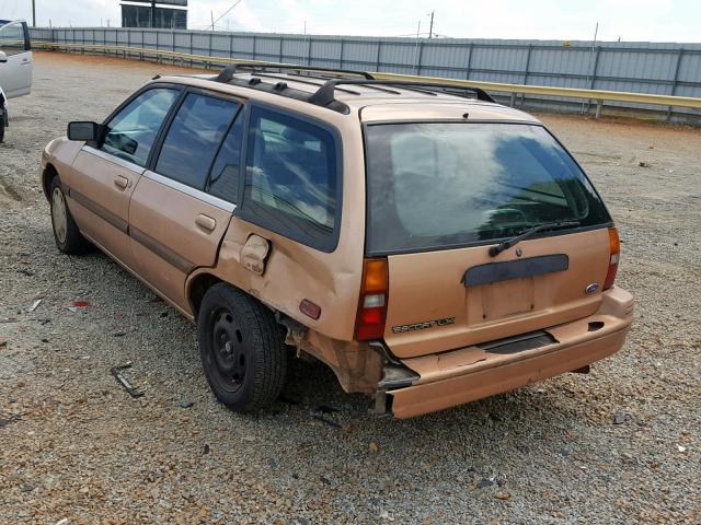 1FASP15J1SW111139 - 1995 FORD ESCORT LX BROWN photo 3