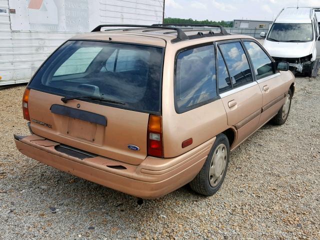 1FASP15J1SW111139 - 1995 FORD ESCORT LX BROWN photo 4