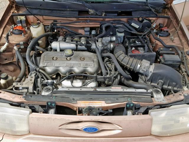 1FASP15J1SW111139 - 1995 FORD ESCORT LX BROWN photo 7