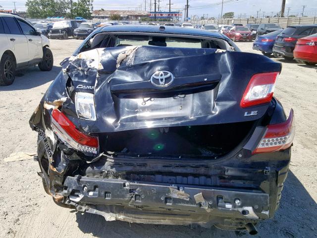 4T4BF3EK7BR138294 - 2011 TOYOTA CAMRY BASE BLACK photo 9