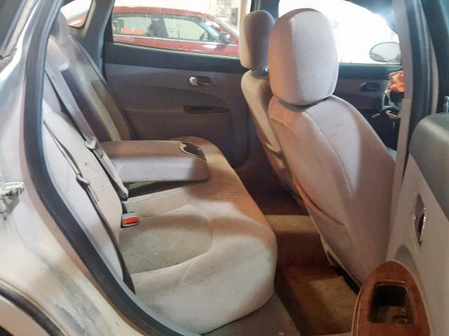 2G4WC532751199082 - 2005 BUICK LACROSSE C SILVER photo 6