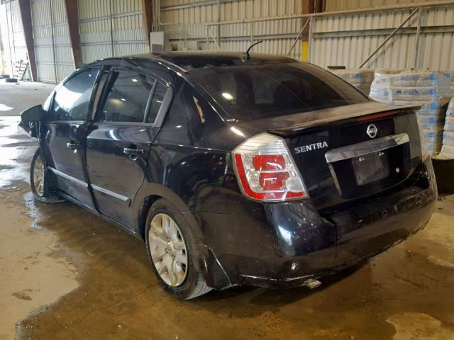 3N1AB6AP7BL647453 - 2011 NISSAN SENTRA 2.0 BLACK photo 3