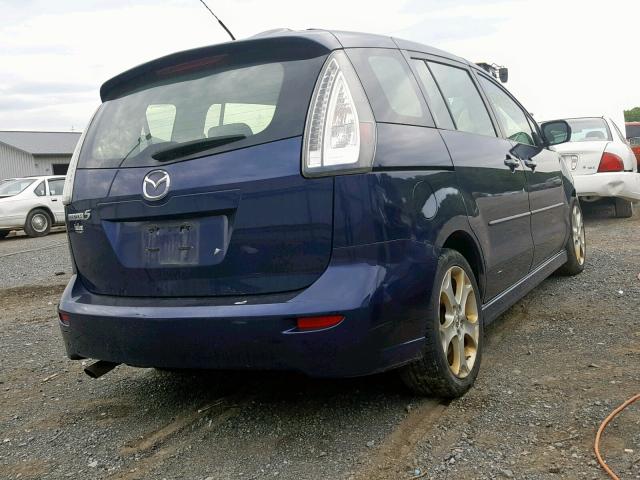 JM1CR29L490332239 - 2009 MAZDA 5 BLUE photo 4