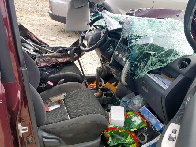 JTLKT324854026545 - 2005 TOYOTA SCION XB 勃艮第红 照片 5