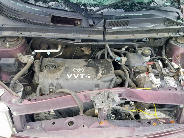JTLKT324854026545 - 2005 TOYOTA SCION XB 勃艮第红 照片 7