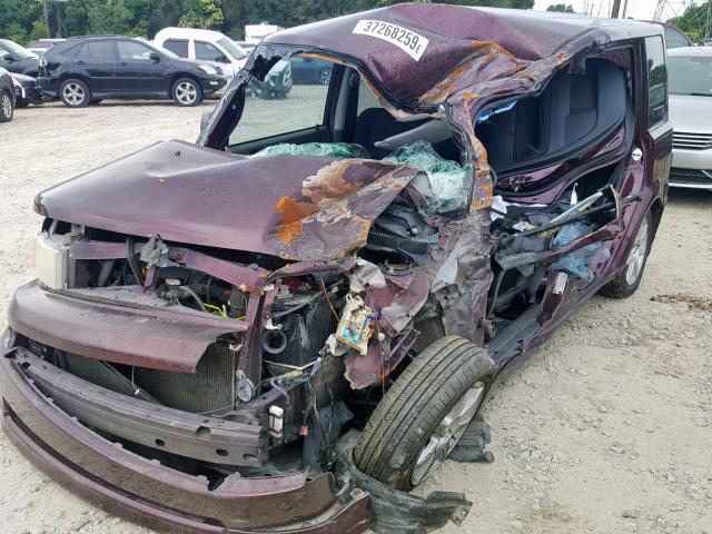 JTLKT324854026545 - 2005 TOYOTA SCION XB 勃艮第红 照片 9