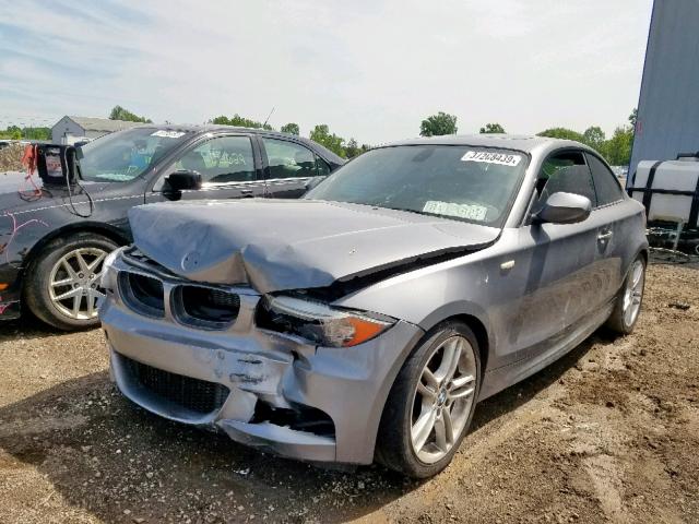 WBAUC9C54DVY60560 - 2013 BMW 135 I SILVER photo 2