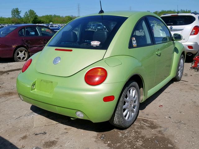 3VWCK31C55M412871 - 2005 VOLKSWAGEN NEW BEETLE Yaşıl foto 4