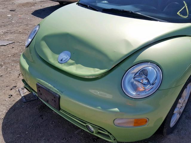 3VWCK31C55M412871 - 2005 VOLKSWAGEN NEW BEETLE Yaşıl foto 9