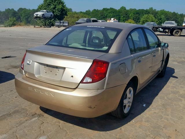 1G8AJ55F76Z111901 - 2006 SATURN ION LEVEL GOLD photo 4
