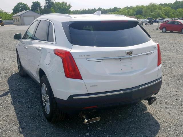 1GYKNDRS4HZ168327 - 2017 CADILLAC XT5 LUXURY WHITE photo 3