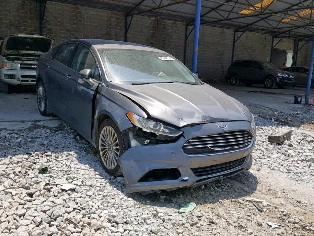 3FA6P0K97ER270924 - 2014 FORD FUSION TIT GRAY photo 1