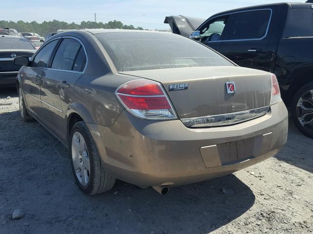 1G8ZS57NX7F284898 - 2007 SATURN AURA XE BROWN photo 3