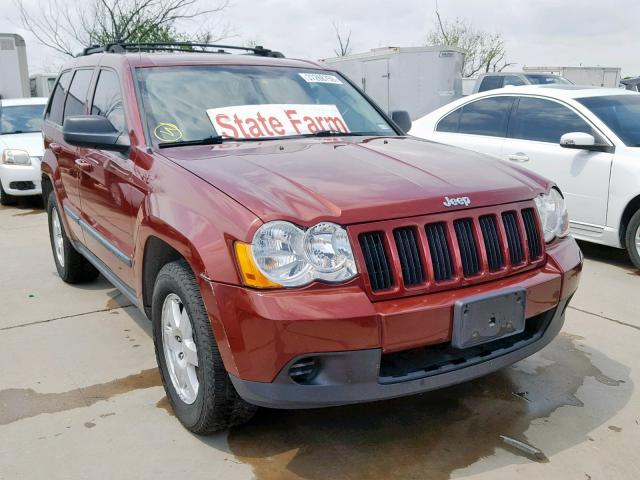 1J8GS48K89C507707 - 2009 JEEP GRAND CHER BURGUNDY photo 1