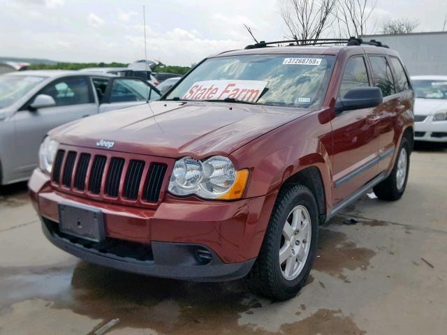 1J8GS48K89C507707 - 2009 JEEP GRAND CHER BURGUNDY photo 2