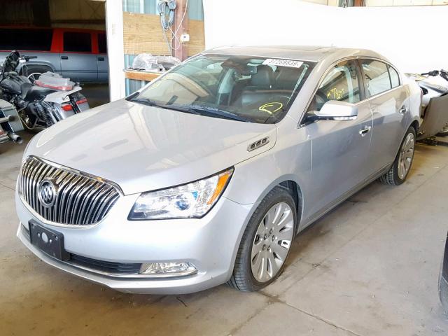 1G4GE5G35EF104867 - 2014 BUICK LACROSSE P SILVER photo 2